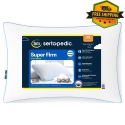 Super Firm Bed Pillow, Standard/Queen - N971