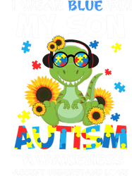 Autistic Mom MommyI Wear Blue For My Son