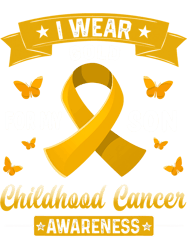 childhood ribbon i wear gold for my son childhood cancer awareness ribbon 333