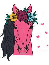 I Wear Pink for My Mom Breast Cancer Awareness Horse