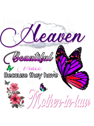 Know Heaven Is A Beautiful Place They Have My Mother In Law