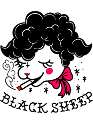 Black Sheep Edgy Gothic Funny Traditional Tattoo Punk Alt,Png, Png For Shirt, Png Files For Sublimation, Digital Downloa