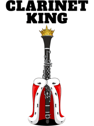 Clarinet King 2Mens Clarinet Tshirt 2Boys Clarinet Player,Png, Png For Shirt, Png Files For Sublimation, Digital Downloa