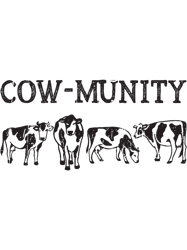 Cowmunity 2Cow,Png, Png For Shirt, Png Files For Sublimation, Digital Download
