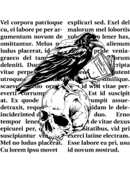 Dark Academia Aesthetic Parchment Crow Raven Skull Occult,Png, Png For Shirt, Png Files For Sublimation, Digital Downloa