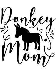 Donkey Mom Mule Farm Animal Cute Donkey,Png, Png For Shirt, Png Files For Sublimation, Digital Download