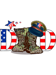 4th of july usa flag military soldier boots and hat dad, png, png for shirt, png files for sublimation, digital downloap
