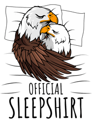 Bald Eagle Patriotic Official Sleepshirt, Png, Png For Shirt, Png Files For Sublimation, Digital Download, Printable