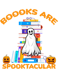 Boooks Spooky Ghost Books Librarian Bookworm Teacher 21, Png, Png For Shirt, Png Files For Sublimation, Digital Download
