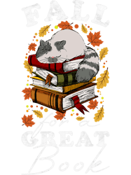 Fall For A Great Book Reading Librarian Autumn Teacher 23, Png, Png For Shirt, Png Files For Sublimation, Digital Downlo