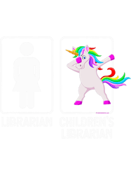 Funny Librarian Vs Childrens Librarian Dabbing Unicorn Gag, Png, Png For Shirt, Png Files For Sublimation, Digital Downl