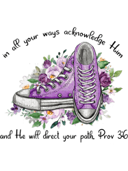Floral Christian Faith He Will Direct Your Path Bible Verse,Png, Png For Shirt, Png Files For Sublimation, Digital Downl