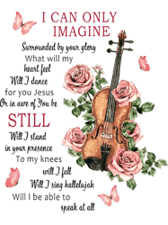 Floral Violin Player Imagine Butterfly Faith Jesus Christian,Png, Png For Shirt, Png Files For Sublimation, Digital Down