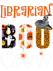 Librarian Boo Crew Halloween Party Costume Spooky Librarian, Png, Png For Shirt, Png Files For Sublimation, Digital Dowl