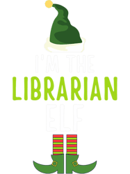 Librarian Elf Funny Christmas Pajama, Png, Png For Shirt, Png Files For Sublimation, Digital Download, Printable