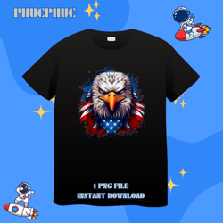 4th July American Pride American Eagle Symbol of Freedom 22Png, Png For Shirt, Png Files For Sublimation, Digital Downlo