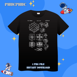 Competitive Puzzle Cube Rubik Patent Speed CubingPng, Png For Shirt, Png Files For Sublimation, Digital Download, Printa