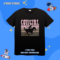 Cowgirl 2Cow Girl Horse Equestrian Brown Cowgirl ShirtPng, Png For Shirt, Png Files For Sublimation, Digital Download, P