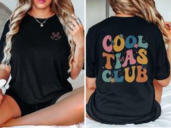 Cool Tias Club Sweatshirt, Personalized Aunt Shirt, Tia Shirt, Spanish Auntie Shirt, Gift for Aunt, New Aunt Shirt, Gift