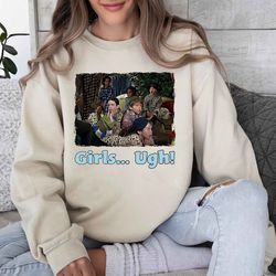 Girls Ugh Sweatshirt, Little Rascals 90's Movie Sweater, Retro Valentines T-shirt, Valentines Day Hippie Vintage Movie