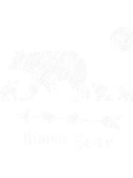 mama bear with three cute bear cubs mothers day