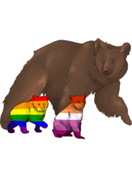 UPDATED! MamaPapaParent LGBTQ Pride Bear Lesbian and Gay