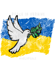Ukraine Flag Peace Dove