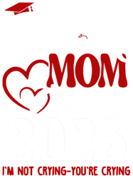 Senior Mom Class of 2023 Not Crying(1)