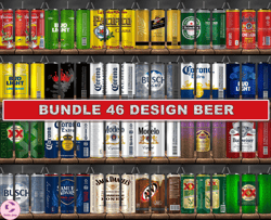 Bundle 46 Design Beer, Tumbler Bundle Design, Sublimation Tumbler Bundle, 20oz Skinny Tumbler 28