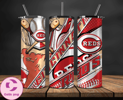 Cincinnati Reds Tumbler Wrap, Mlb Logo, MLB Baseball Logo Png, MLB, MLB Sports 14