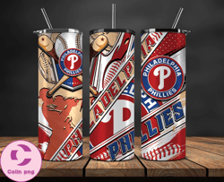 Philadelphia Phillies Tumbler Wrap, Mlb Logo, MLB Baseball Logo Png, MLB, MLB Sports 17