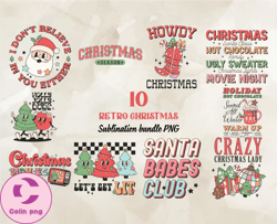 10 Retro Christmas Png, Christian Christmas Svg, Christmas Design, Christmas Shirt, Christmas 82