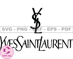 Yves Saint Laurent Logo Svg, YSL Logo Svg, Fashion Brand Logo 83