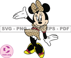 Gucci Mickey Mouse Svg, Fashion Brand Logo 132