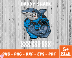 Carolina Panthers Daddy Shark Nfl Svg , Daddy Shark   NfL Svg, Team Nfl Svg 05