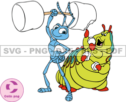 Bugs Life Svg, Bugs Life Cricut, Cartoon Customs Svg, Incledes Png DSD & AI Files Great For DTF, DTG 09