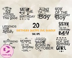 Happy Birthday Bundle, Birthday Svg, Happy Birthday Png, T-shirt Designs 28