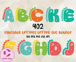 Dinosaur Font Svg, Dinosaur Alphabet Svg, Modern Font, Fonts For Cricut, Beauty Font, Font For T-shirts 03
