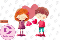 Boy and Girl Valentines Day Sublimation 54