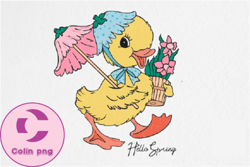 Vintage Easter Little Duck Sublimation 13