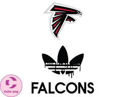 Atlanta Falconss PNG, Adidas NFL PNG, Football Team PNG, NFL Teams PNG , NFL Logo Design 50