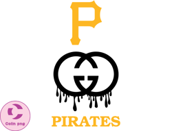 Pittsburgh Pirates PNG, Gucci MLB PNG, Baseball Team PNG, MLB Teams PNG , MLB Logo Design 32