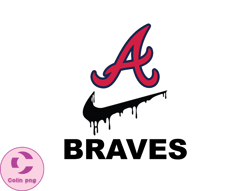 Atlanta BravesPNG, Nike MLB PNG, Baseball Team PNG, MLB Teams PNG , MLB Logo Design 26