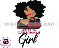93 Arizona Cardinals Girl Svg, Girl Svg, Football Team Svg, NFL Team Svg, Png, Eps, Pdf, Dxf file 01