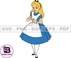 44Beedle Alice in Wonderland Svg, Alice Svg, Cartoon Customs SVG, EPS, PNG, DXF 44
