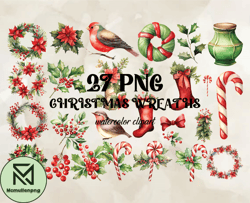 27 Christmas Wreaths Png, Christian Christmas Svg, Christmas Design, Christmas Shirt, Christmas 09
