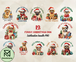 12 Funny Christmas Dog Png, Christian Christmas Svg, Christmas Design, Christmas Shirt, Christmas 74