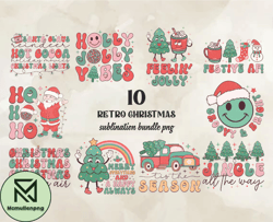 10 Retro Christmas Png, Christian Christmas Svg, Christmas Design, Christmas Shirt, Christmas 112