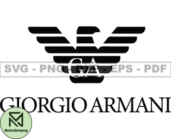 Giorgio Armani Svg, Fashion Brand Logo 123