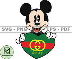Gucci Mickey Mouse Svg, Fashion Brand Logo 183